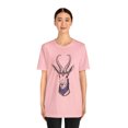 thumbnail image 4 of Antelope With Glasses Fashion Unisex Jersey Short Sleeve Bella Canvas  Tee, 4 of 12