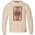 thumbnail image 2 of Lotusprint LLC Couple Pocker Card Queen and King Graphic Valentine Sand Classic Unisex Crew-neck Sweatshirt Gildan 18000 S, Couple Gift Sweatshirt, 2 of 4
