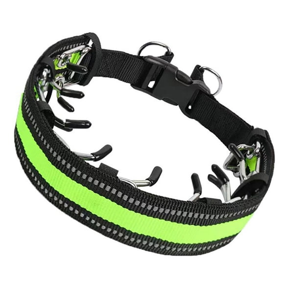 ZTGD Adjustable Dog Prong Collar with Quick Release Buckle Safe Effective Training Pet Collar for Small to Large Dogs