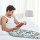 thumbnail image 5 of Fotbe Winter Wonderland Light Blue Pantalones de Pijama para Hombre, Pantalones de Dormir, Pantalones de Casa con Cintura Ajustable y Bolsillos-3X-Large, 5 of 6