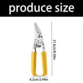 thumbnail image 3 of MOMOJIA Metal Snips Steel Shears For Cutting Sheet Metal Steel Soft Coating Safety Lock, 3 of 8