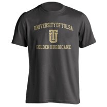 Tulsa University Golden Hurricane TU Distressed Retro Short Sleeve T-Shirt