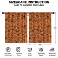 thumbnail image 2 of Blackout Kids Curtains,Halloween Floral Pumpkin Pattern Childrens Insulated Curtains Set Of 2,Bedroom Essentials,Toddler Room Decor 42"x54", 2 of 5
