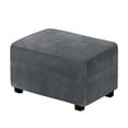 thumbnail image 1 of PENGXIANG Ottoman Slipcovers Stretch Ottoman Cover Footrest Footstool Slipcover Anti-Slip Foot Stool Cover Machine Washable Soft Rectangle Furniture Protector for Living Room Bedroom, 1 of 10