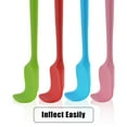 thumbnail image 2 of Silicone Spatulas, 10.6 inch Rubber Spoon Spatula Heat Resistant One Piece Design Seamless Non-Stick Spoonulas Flexible Scrapers Baking Mixing Tool (4 Pcs), 2 of 6