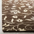thumbnail image 4 of SAFAVIEH Soho Chase Floral Wool Area Rug, Brown/Ivory, 7'6" x 9'6", 4 of 6