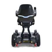 Golden Technologies Ally Sport - Automatic Folding Power Wheelchair w/ 10 Omni-Directional Front Wheels - Airline Approved - Suspension - 30 Turning Radius - Smart Control App (Black Carbon Fiber)