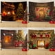 thumbnail image 2 of Fondo de Navidad, tapiz de fotos para colgar en la chimenea, decoración navideña, actividades festivas, disfraces, 2 of 6