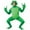 A01-Green, variant on QATAINLAV Adult Onesie Halloween Costume for Men Funny Frog Hooded Jumpsuits Cosplay Outfits, Green, XXL