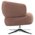 thumbnail image 6 of Accent Chairs Cuddle-style leisure swivel sofa chair, suitable for balconies, studies and living rooms, Red,Fabric Accent Chairs, 6 of 9
