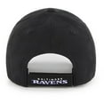 thumbnail image 2 of Men's '47 Black Baltimore Ravens MVP Adjustable Hat, 2 of 2