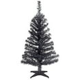 thumbnail image 1 of National Tree Company Artificial Christmas Tree | Includes Stand | Black Tinsel - 3 ft, 1 of 5