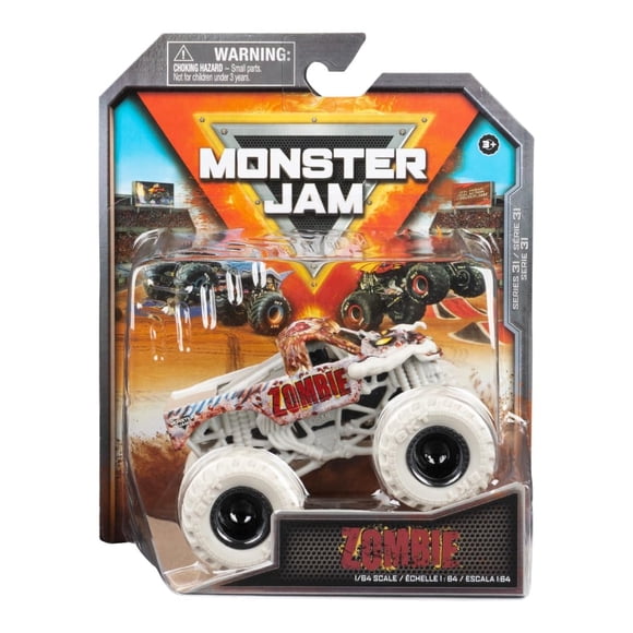 Camión fundido Monster Jam 2023 Spin Master Zombie a escala 1:64