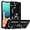 Black, variant on A71 5G Case, Samsung Galaxy A71 5G Case [ Military Grade ] Shock-Absorption Bumper Cover Samsung A71 5G Anti-Scratch Case with Ring Car Mount Kickstand for Samsung Galaxy A71 5G - Teal