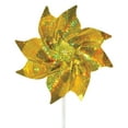 thumbnail image 3 of In the Breeze 2708 — Gold Mylar Pinwheels - Sparkly Gold Spinners - Great Party Favor or Decoration - 8 Piece Bags, 3 of 5