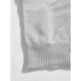 thumbnail image 4 of Women's Drop Shoulder Denim Patchwork Sweater Loose Fit Long Sleeve Knit, 4 of 5