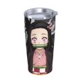 thumbnail image 2 of Kamado Nezuko Car Cup With Straw 20oz Stainless Steel Tumbler Push-Pull Lid Sports Water Bottle Insulated Travel Cup, 2 of 8