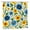 Color 1, variant on Polocon Blue Yellow Floral Pattern Polyester Shower Curtain for Spring Summer Home Bathroom Bath Tub Decor 72x72 inch