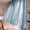 Stone Blue, variant on PETGLE White Sheer Curtains 54 inches Long for Bathroom, Rod Pocket Lightweight Drapes Voile Sheer Air & Breathable Window Treatments for Bedroom, W42 x L54, 2 Panels
