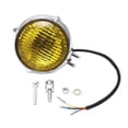 thumbnail image 4 of LOVIVER Motorcycle 4 inch Headlight Amber Light Lamp Assembly for Cruiser Chopper, 4 of 8