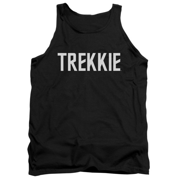 Star Trek Trekkie Adult Tank Top Black