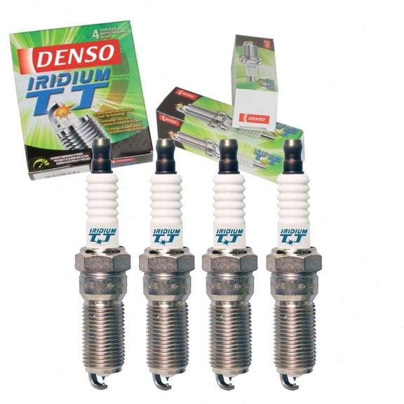 4 pc DENSO Iridium TT Spark Plugs compatible with GMC Terrain 2.4L L4 2010-2017