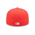 thumbnail image 4 of Men's New Era Red Chicago White Sox Lava Highlighter Logo 59FIFTY Fitted Hat, 4 of 5