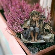 Uiz Merueh Garden Statues Garden Fairy Statues Outdoor, Outdoor Fairy Figurine Accessories,Patio Lawn Yard Porch, Ornaments for Outside Gifts