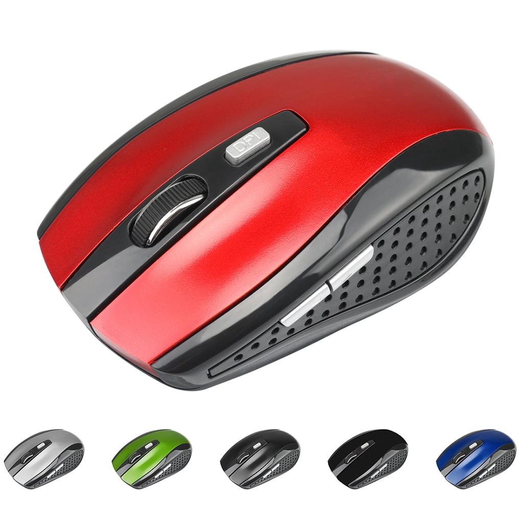 Optical Cordless Adjustable DPI Wireless Mouse Gaming Mice 2.4GHz For PC Laptop 