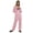 Light Pink, variant on Moomaya Womens Solid 2 Pcs Nightwear Set Sleepwear Top & Pajama PJ NightSets