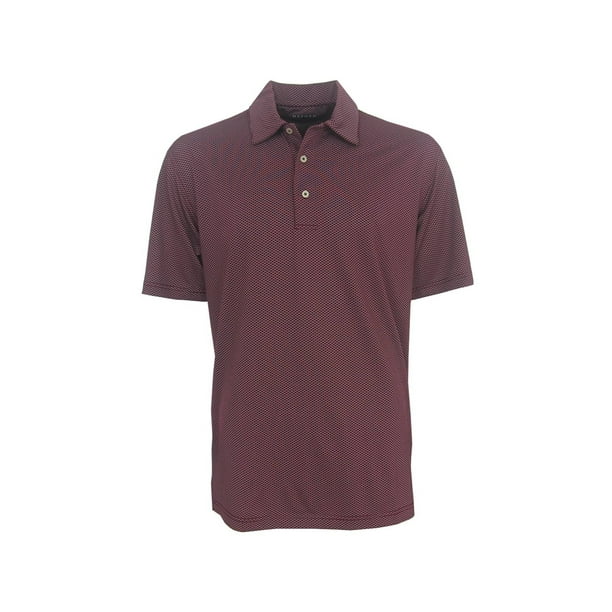 Oxford America Men's Chatham Jacquard Polo Golf Shirt, Brand New