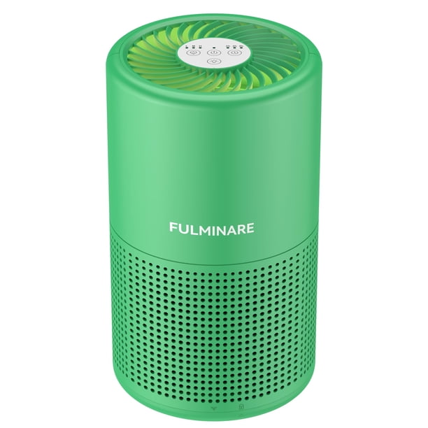 Purificador de Aire FULMINARE H13 HEPA 3 Velocidades Temporizador Verde Menta