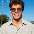 thumbnail image 2 of Joopin Retro Round Polarized Sunglasses for Women Men Classic Vintage Sunnies (Clear Tea), 2 of 7
