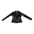 thumbnail image 2 of 2x pantalones cortos PU Yotijar chaqueta de material cuero para proteger HT muñeca ropa Accs figura chaqueta abrigo, 2 of 9