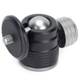 thumbnail image 3 of Panoramic Ballhead,Hot Shoe Mount Adapter Mini Ball Head Degree Swivel Mini Ball Head Proven Performance, 3 of 14