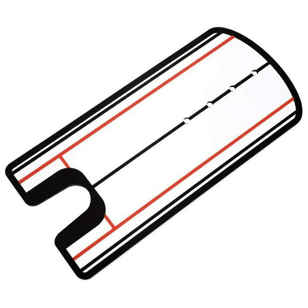 Sonducket Entrenador de espejo para poner multifuncional acrílico para mejorar las habilidades de poner espejo de alineación Golf