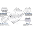thumbnail image 2 of TeamFar Baking Rack, Stainless Steel Cooling Roasting Rack for Baking Sheet Oven Pan, Healthy & Non Toxic, Sturdy & Rust Free, Oven & Dishwasher Safe - Set of 3 (11.7”×9”), 2 of 7
