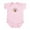 Petal Pink, variant on CafePress - Cheeky Monkey Infant Bodysuit - Baby Light Bodysuit, Size Newborn - 24 Months
