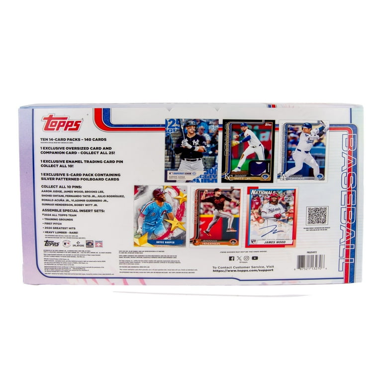 日本未発売Topps 2025 super box Series1 Amazon.com: 2025 Topps Series 1 Baseball Sealed Super Box