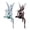 2Pcs, variant on Fairy Garden Statue Resin Sitting Fairy Figurine, Small Outdoor Fairy Decor for Lawn Patio Yard, Cute Garden Ornament(White)