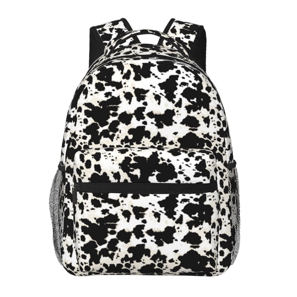 Easygdp Cow Skin 1 Mochila Ergonómica Versátil para Laptop - Múltiples Bolsillos, Correas Ajustables, Unisex para Escuela, Viajes y Actividades al Aire Libre-One Size