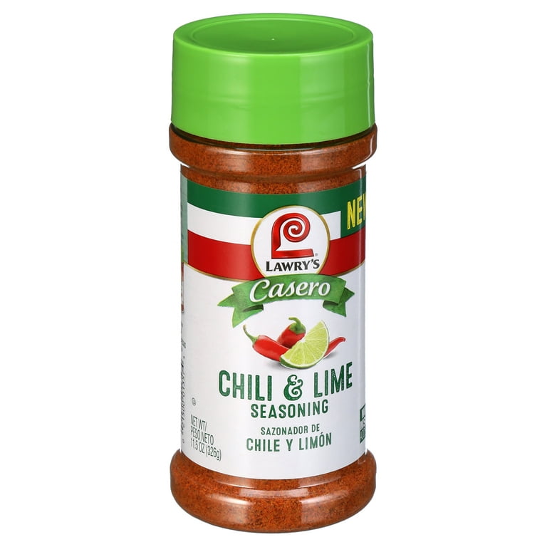 Lawry's Casero No MSG Added Chili and Lime Seasoning, 11.5 oz
