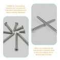thumbnail image 3 of Miangastore 300 Pcs Vis en Acier Inoxydable Tête Plate Vis Assorties Rainure Croisée Vis Auto-Tappantes, 3 of 8