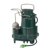 Zoeller 95-0001 0.5HP Premium Cast Iron Submersible Sump Pump with Vertical Float Switch
