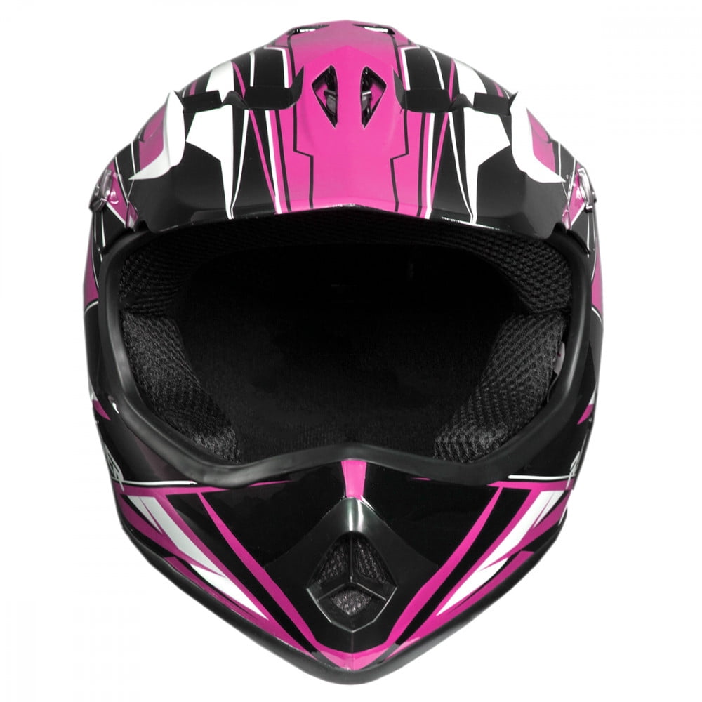 Raider GX3 Motocross Youth Helmet DOT Approved - Pink - Large