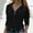 Black, variant on Womens Long Sleeve Zip Up Shirt Casual Spring Tops Fashion Collar Pullover Blouse Lightweight Solid Color Zipper Front Tunic Stylish Comfortable Tops for Work Daily Wear
