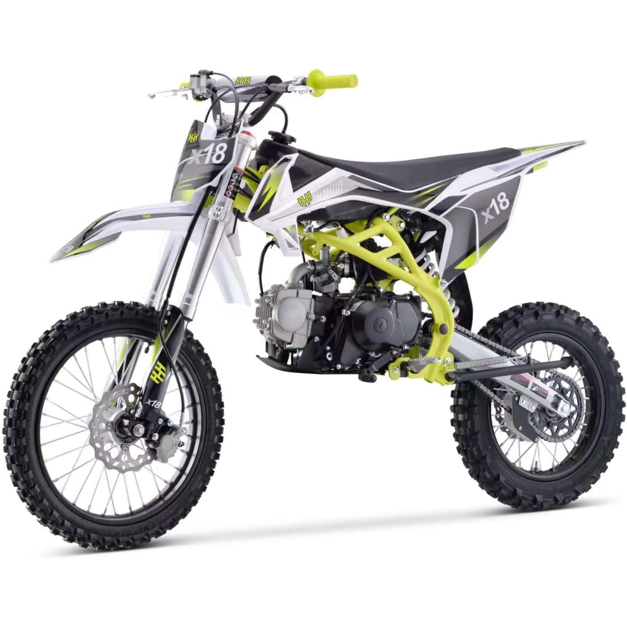 HHH DB-X18 Gasoline 125cc Dirt Bike for Youth ( Green ) ( factory packaged )