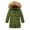 Army Green, variant on Taqqpue Girls' Long Winter Coats Warm Windproof Parka Lined Puffer Jacket Thicken Fleece Hooded Coat Outwears with Pockets for Girls 2-15 Years