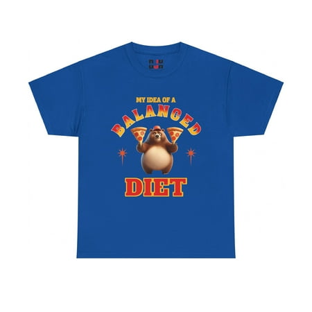 DJH Apparel | My Idea Of A Balanced Diet Funny Comical Unisex T-shirt DJH Apparel | My Idea Of A Balanced Diet Funny Comical Unisex T-shirt