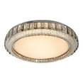 thumbnail image 2 of Modern LED Crystal Chandelier 3 Color Pendant Ceiling Light Fixture Flush Mount, 2 of 15